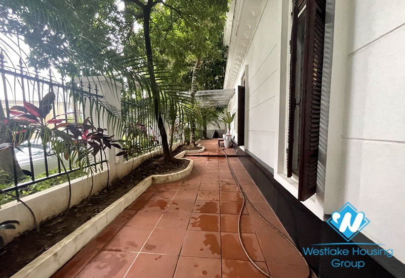 Large house for rent in D block, Tay Ho, Hanoi